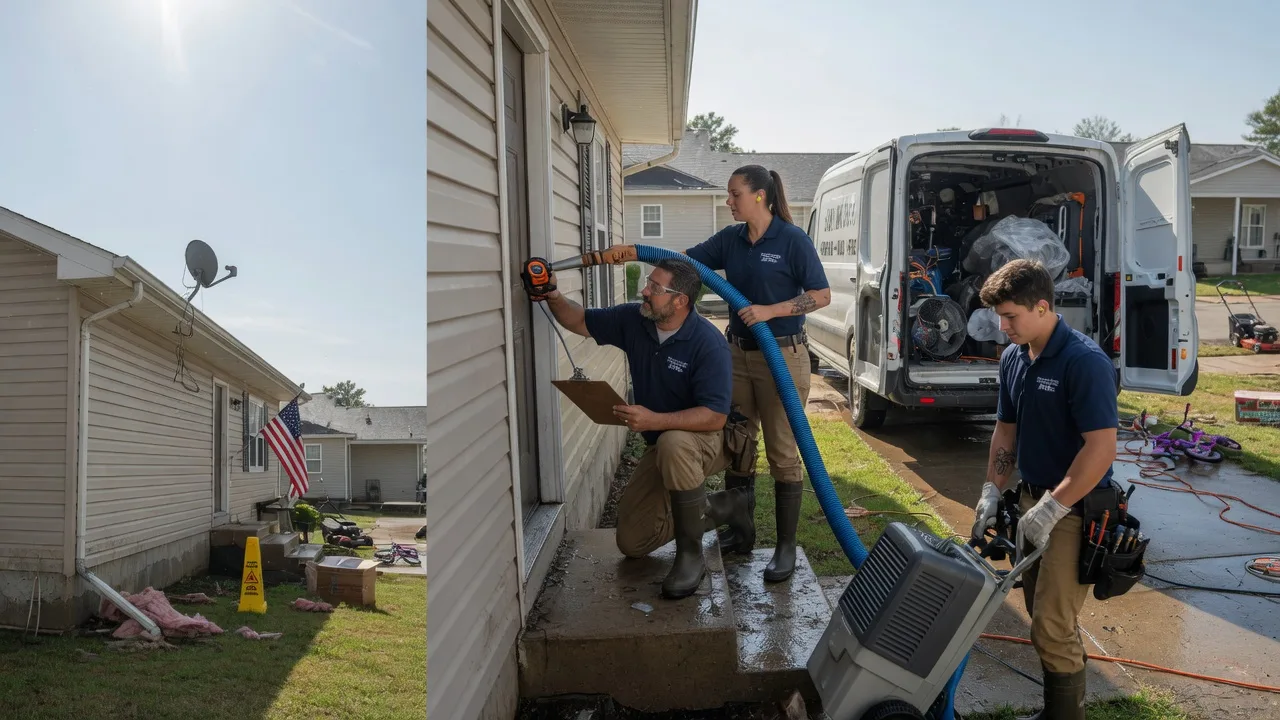 Ceiling Water Damage Restoration in Edgemont, AR near me